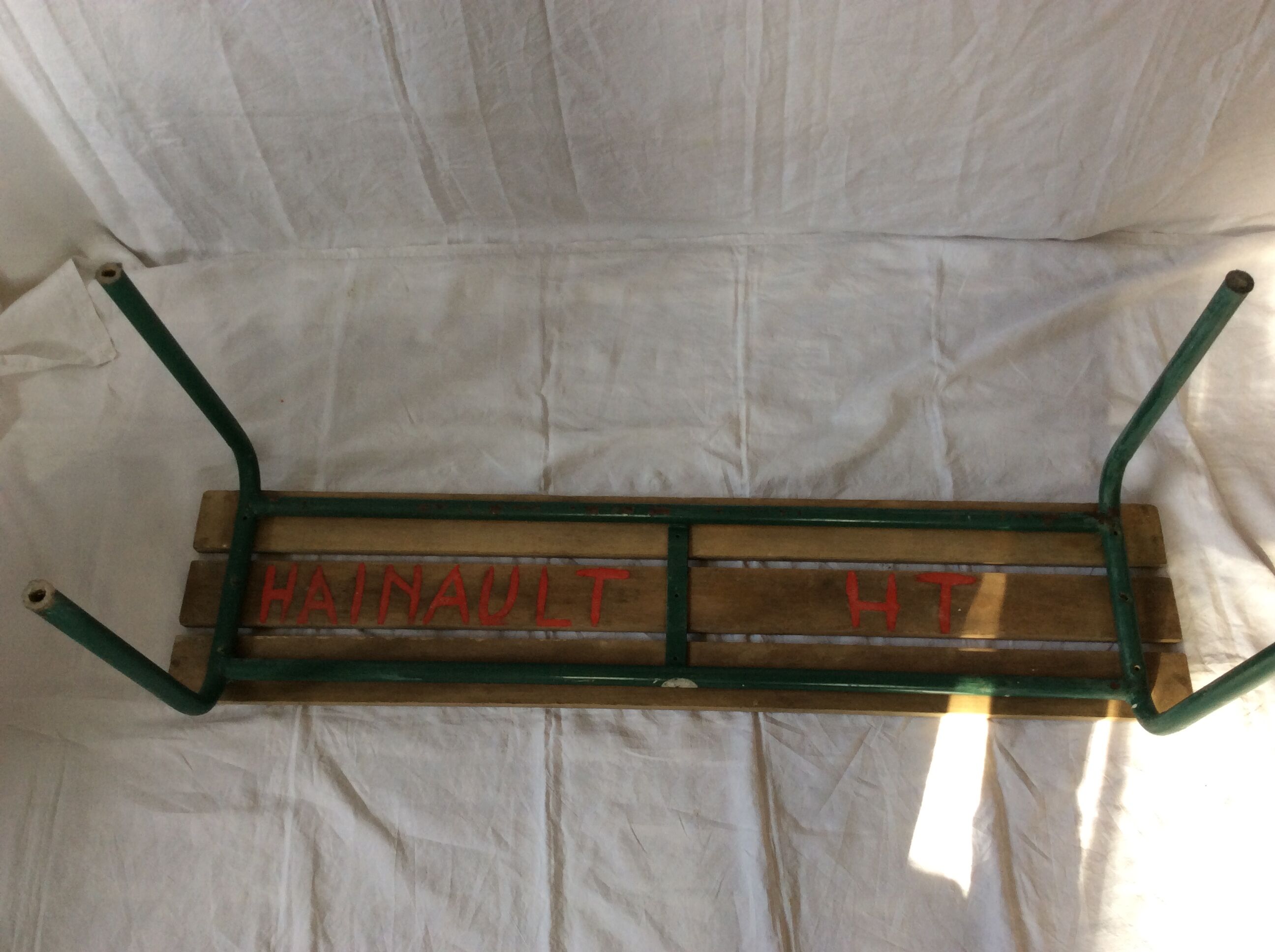 Banc d'école vintage