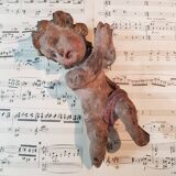 Carved wooden cherub or putto