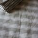 Lot 6 cotton napkins beige linen tiles
