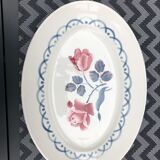 Plat ovale sarreguemines digoin