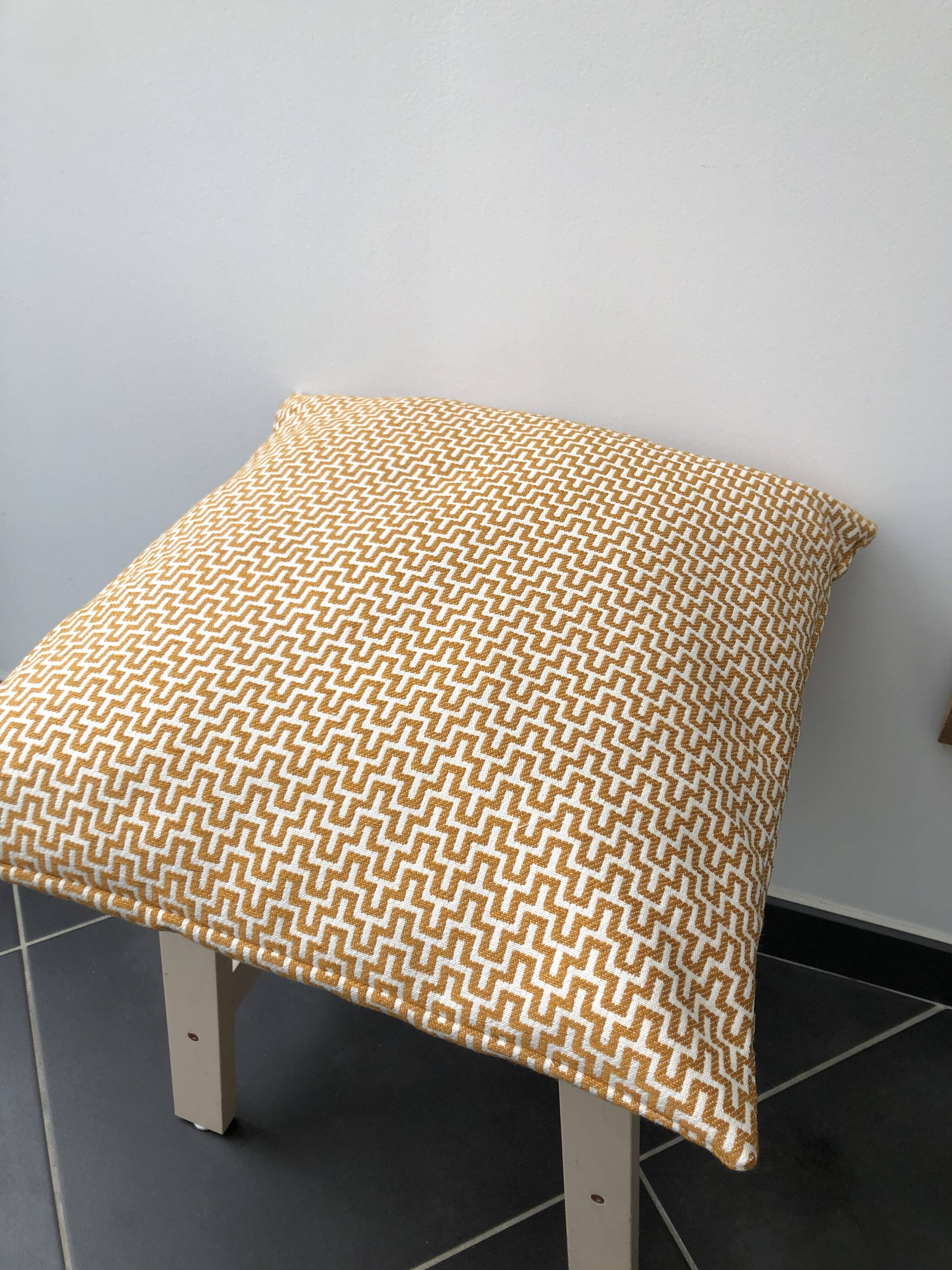 Ochre cushion