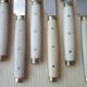 Set of 12 vintage table knives AP 57 Stainless steel and bakelite