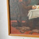 Peinture à l’huile A.Simard 1945