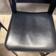 Chaises cuir bleu Design Italien Giancarlo Vegni