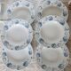 6 soup plates - Tircis model - Antique 82-piece Sarreguemines earthenware dinnerware set