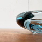 Set of 2 Danish glass bowls from the mid-century by Per Lütken for Holmegaard, 1960s.