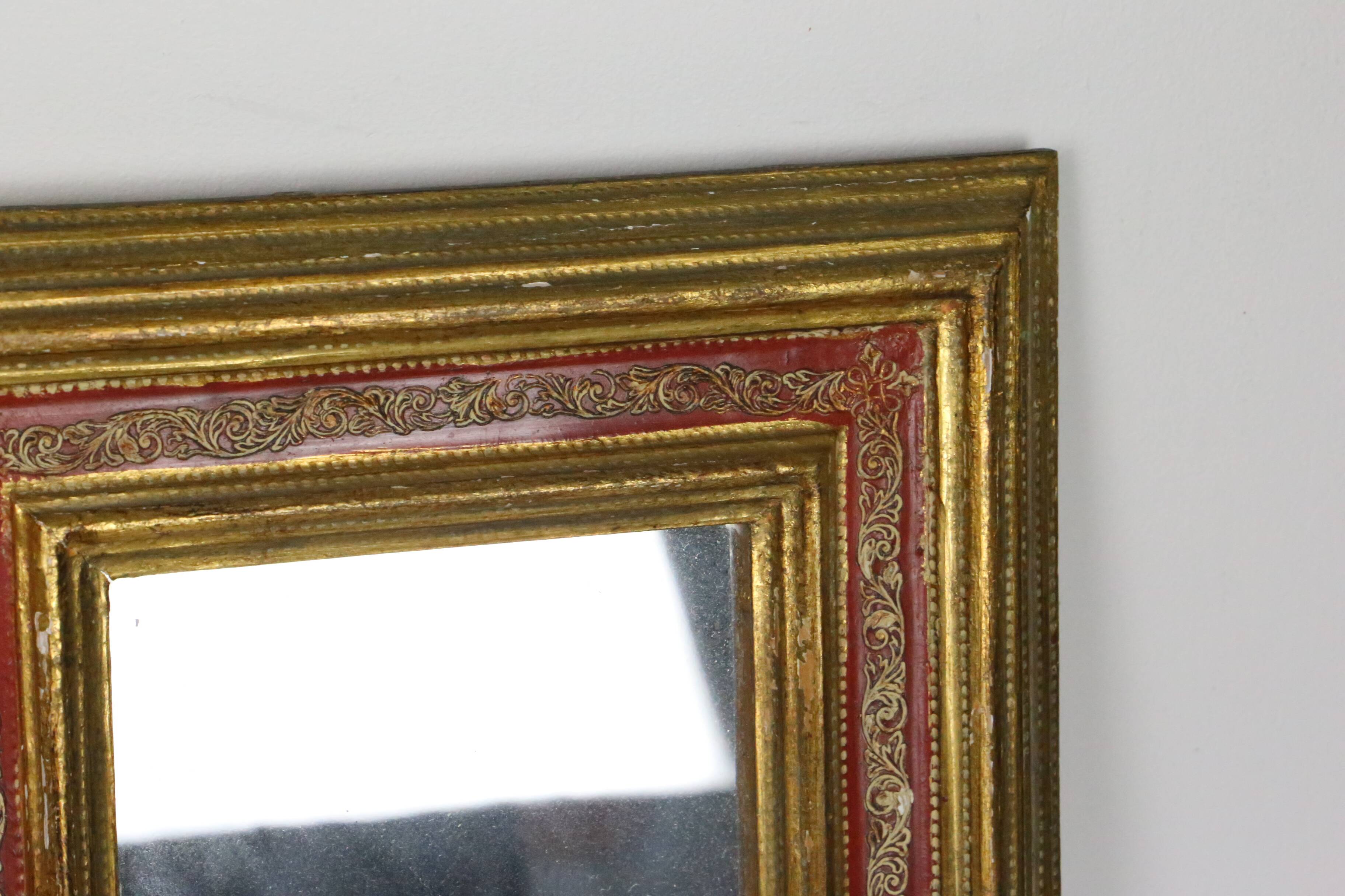 Antique mirror from the early 20th century