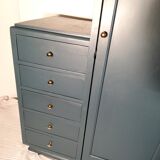 Vintage furniture closet 50/60 night blue