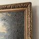 Oil and wood frame, ca 1900