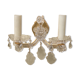 Glass wall lamp and tassels