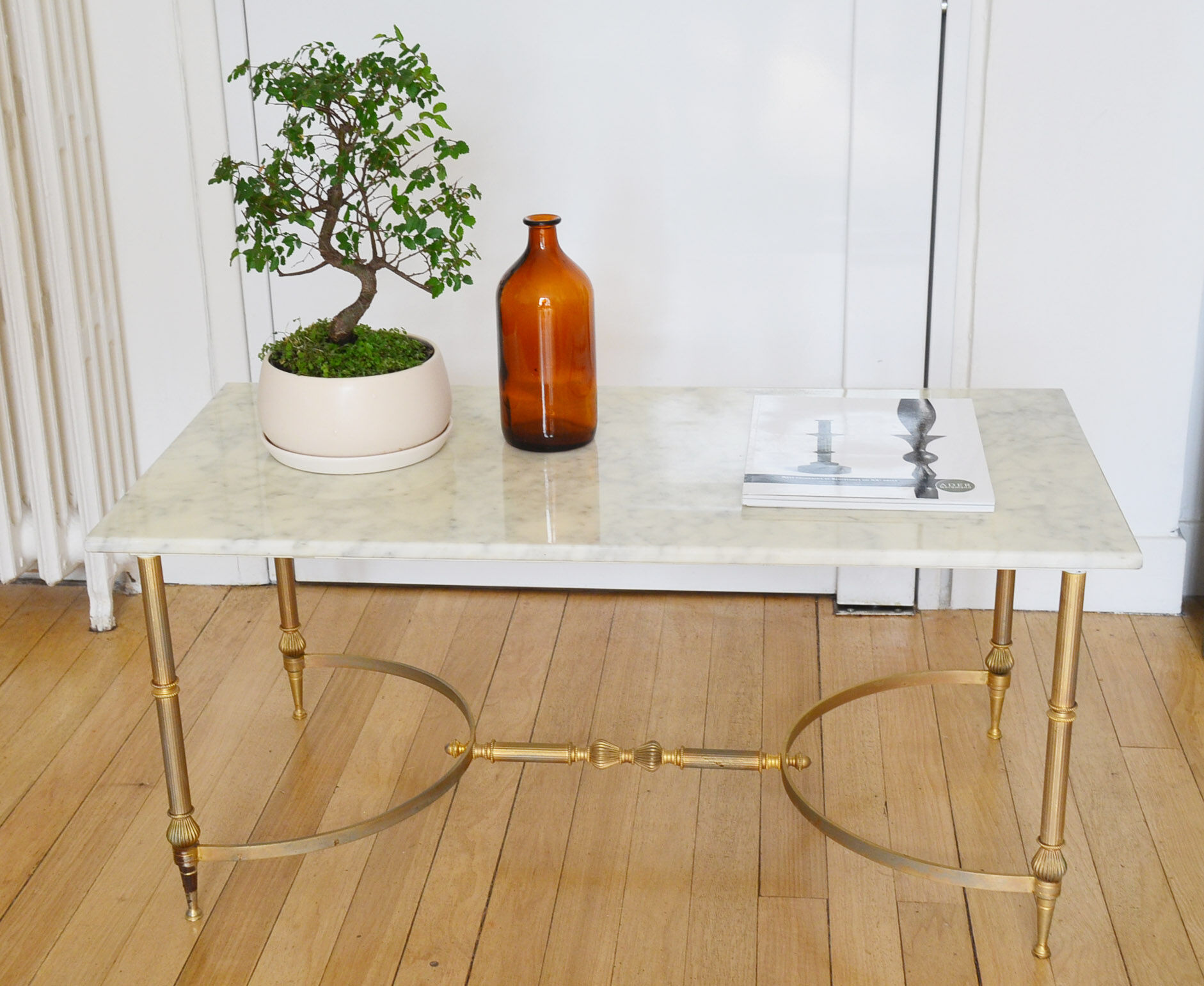 Marble coffee table in neoclassical style 1960