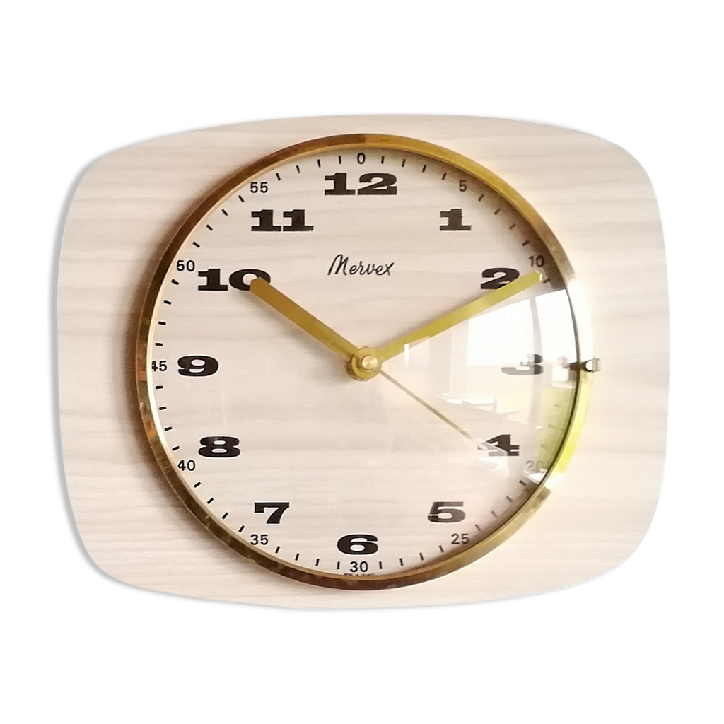 Petite Horloge Murale rétro - Horloge Silencieux Classique de 25cm pour Salon - Chambre de Coucher ou Bureau.[Z448] - Maison