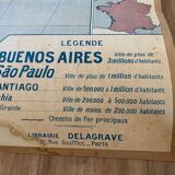 School map n°16 and 16 bis - Political South America