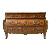 Commode authentique marron en bois