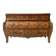 Authentic brown wooden chest of drawers