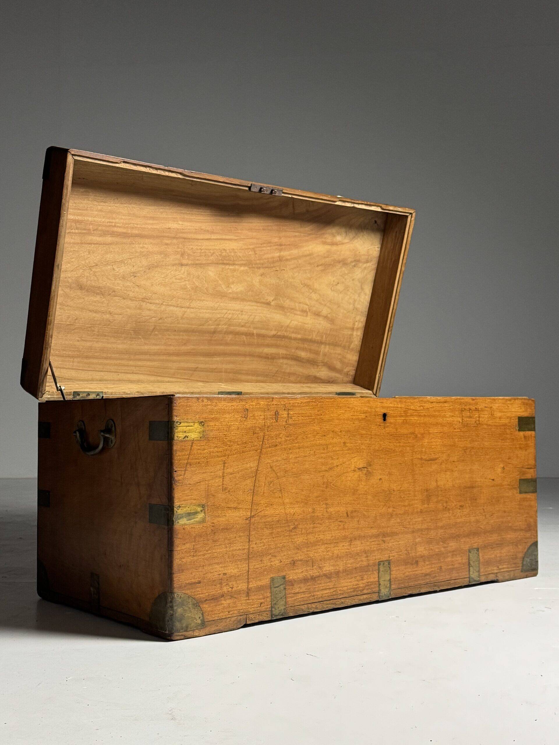 Campaign camphor chest 19th century