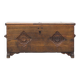 rustic antique 18th century oak chest