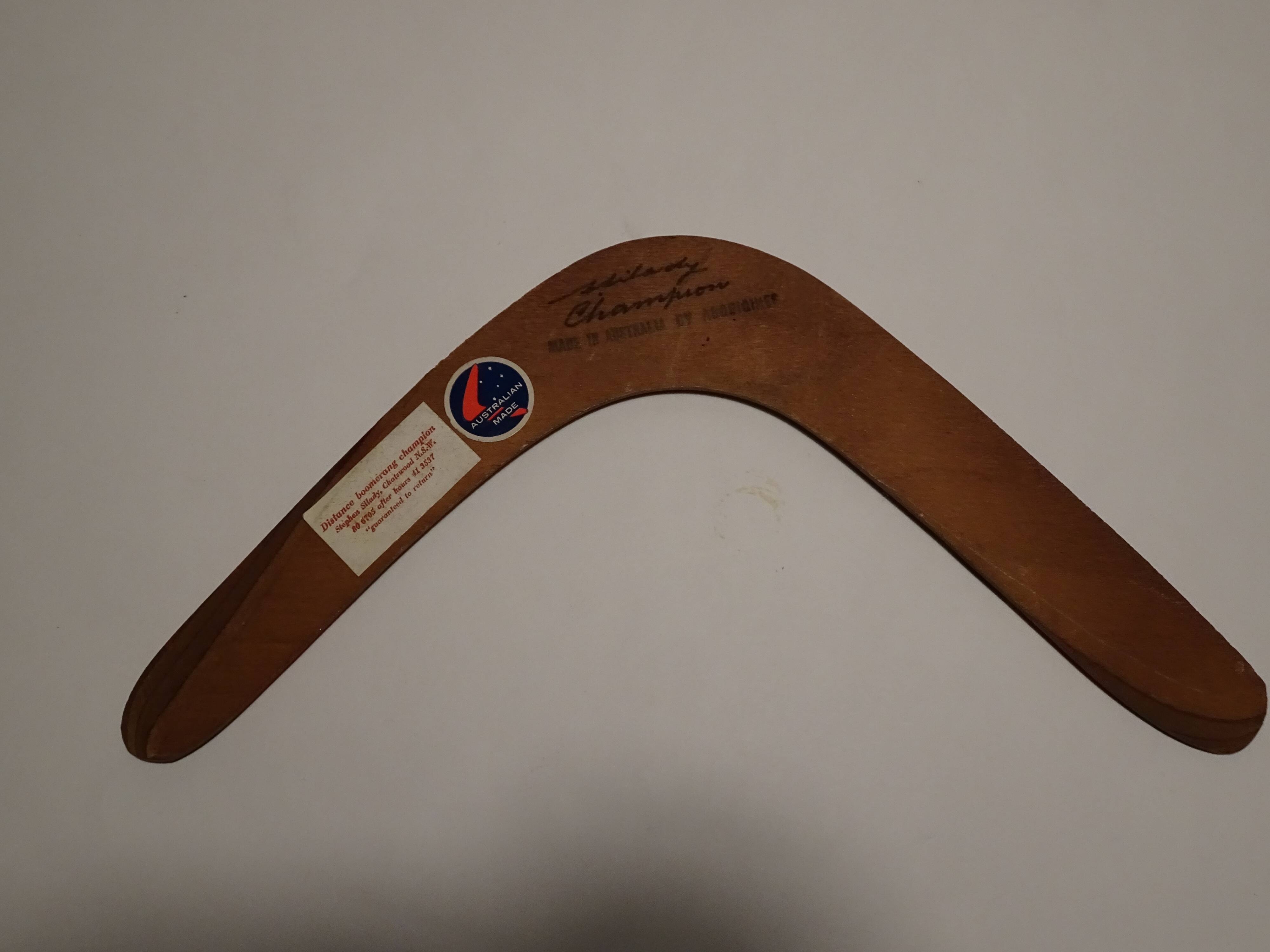 Aborigene Australian boomerang authentic