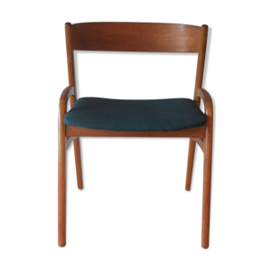 Chaise de bureau en teck patiné danois du milieu du siècle, années 1960