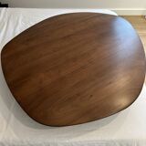 Pebble coffee table with a convex top by Cinna.