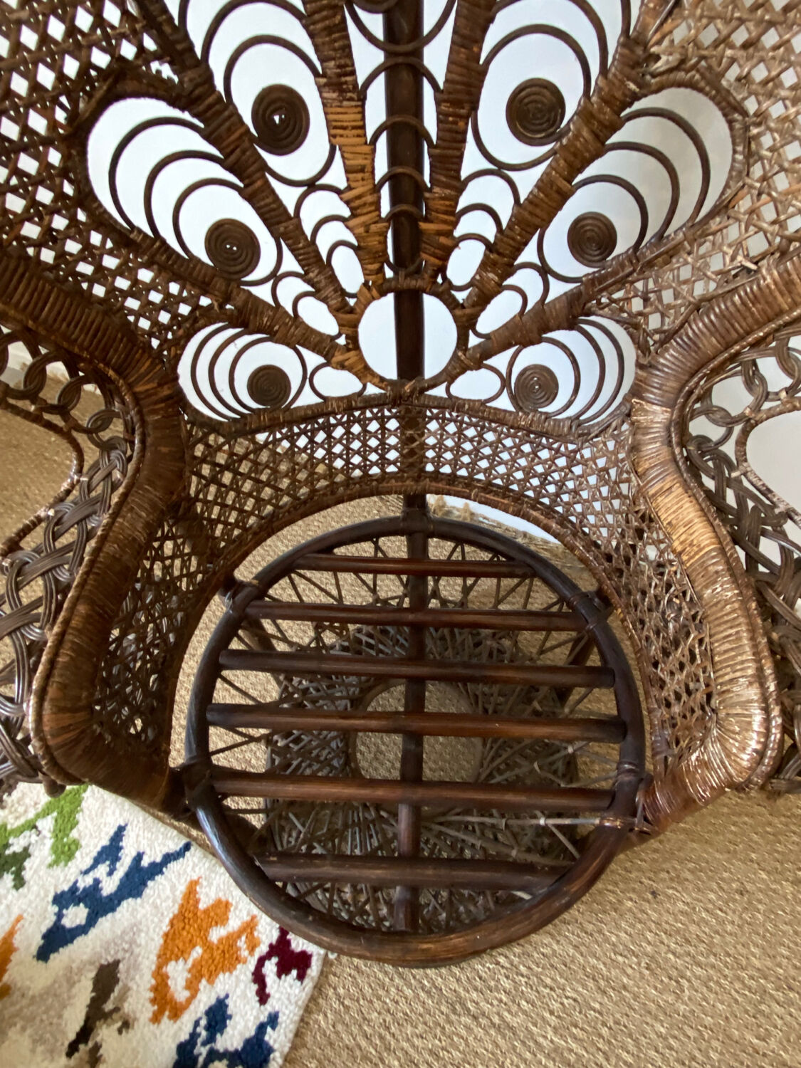 Emmanuelle peacock armchairs