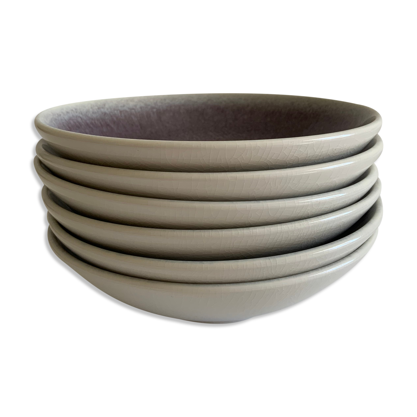 Hollow plates Jars Tourron Purple