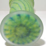 Glass paste vase / vintage