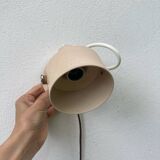 Delmas beige metal wall light, 1970