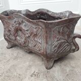 Old cast iron planter