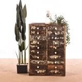 Commode industrielle marron