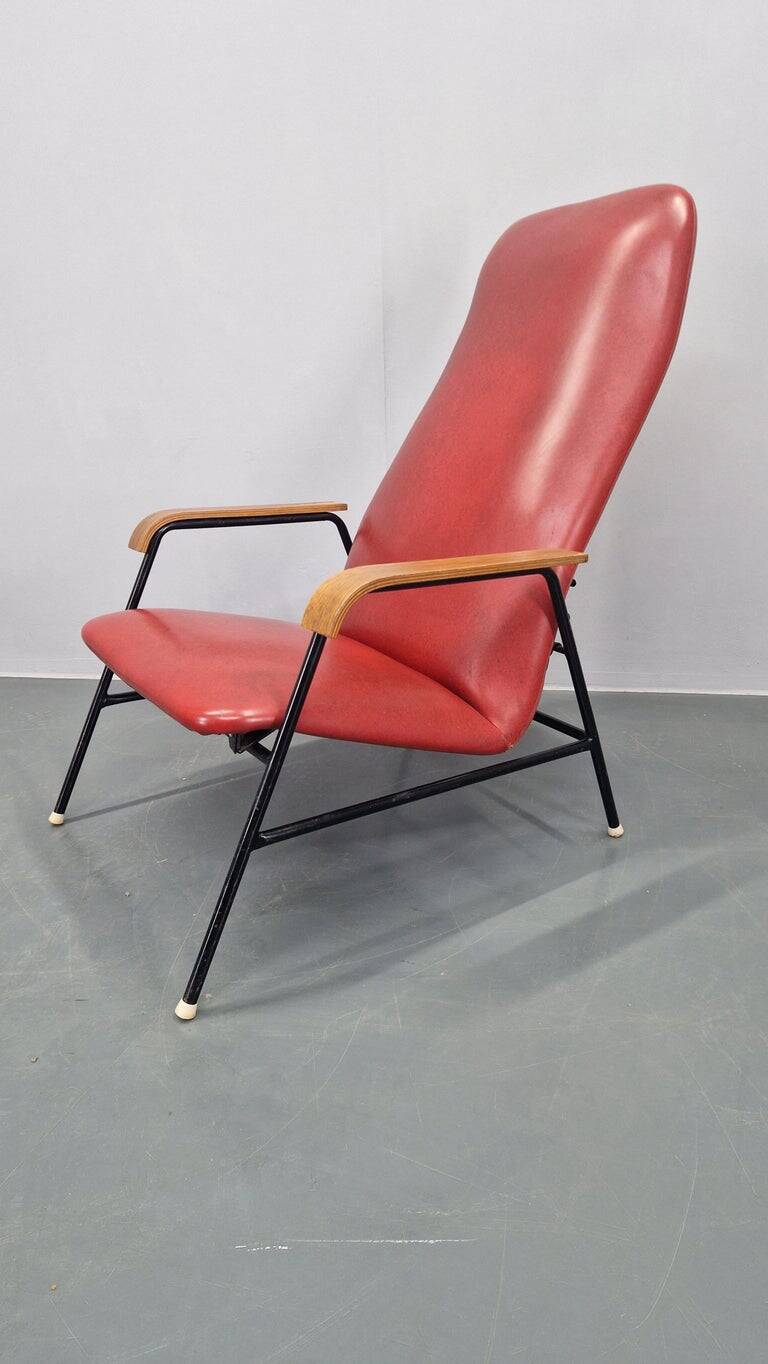 Rare Midcentury Easy Armchair, Sweden, 1960s