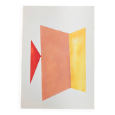 Minimalist geometric painting