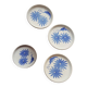 4 vintage ceramic plates Sars Poterie