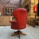 Fauteuil de bureau en cuir 60’S