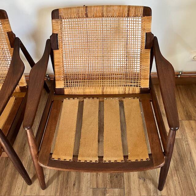 Pair of armchairs by Hartmut Lohmeyer, Wilkhahn, Germany 1960