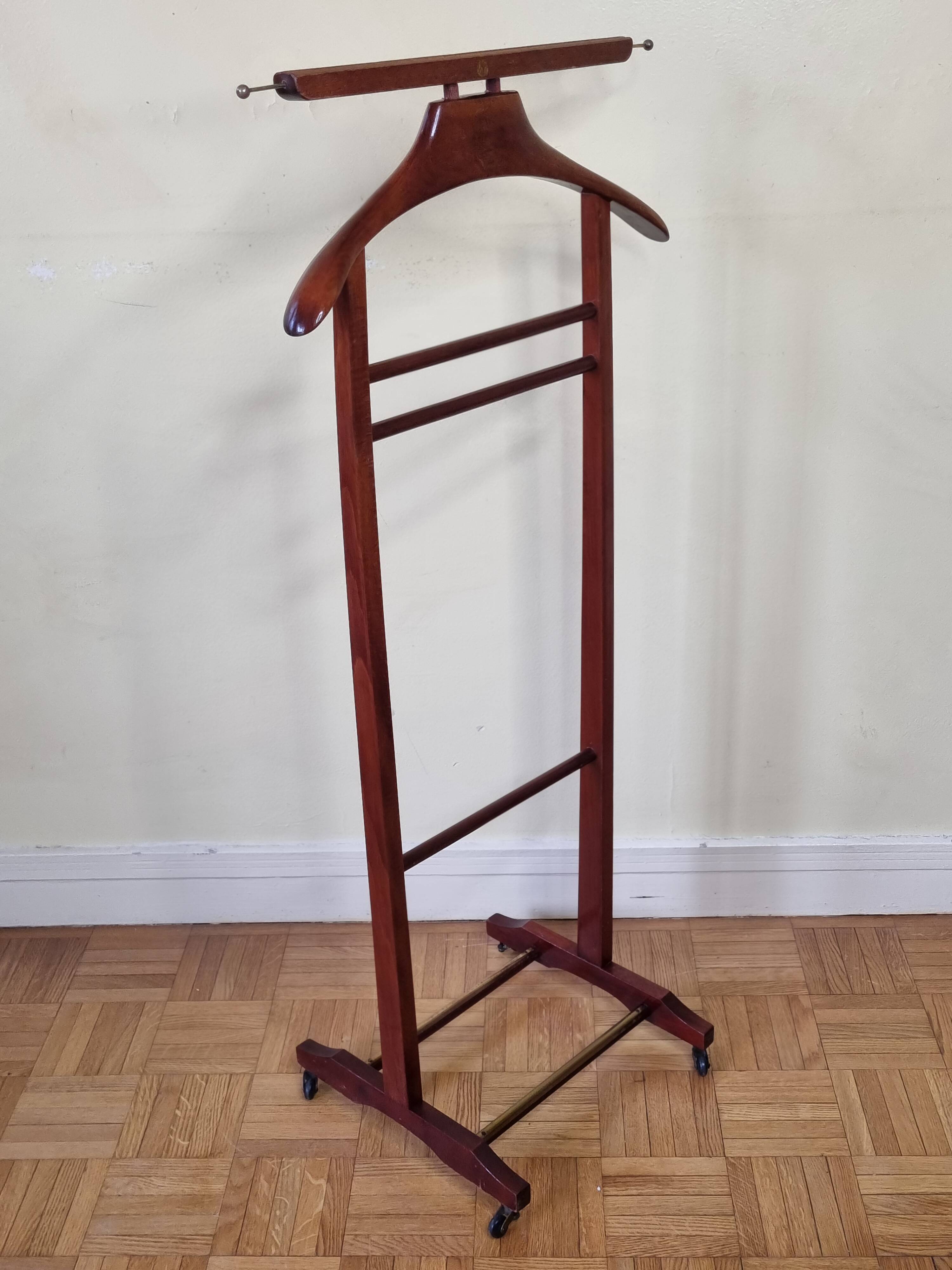 Fratelli Reguitti wooden valet, 1950s, 104 cm