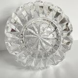 Vase boule ciselé en cristal