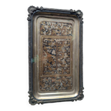 Antique souvenir plateau in neo-Egyptian style