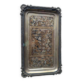 Antique souvenir plateau in neo-Egyptian style