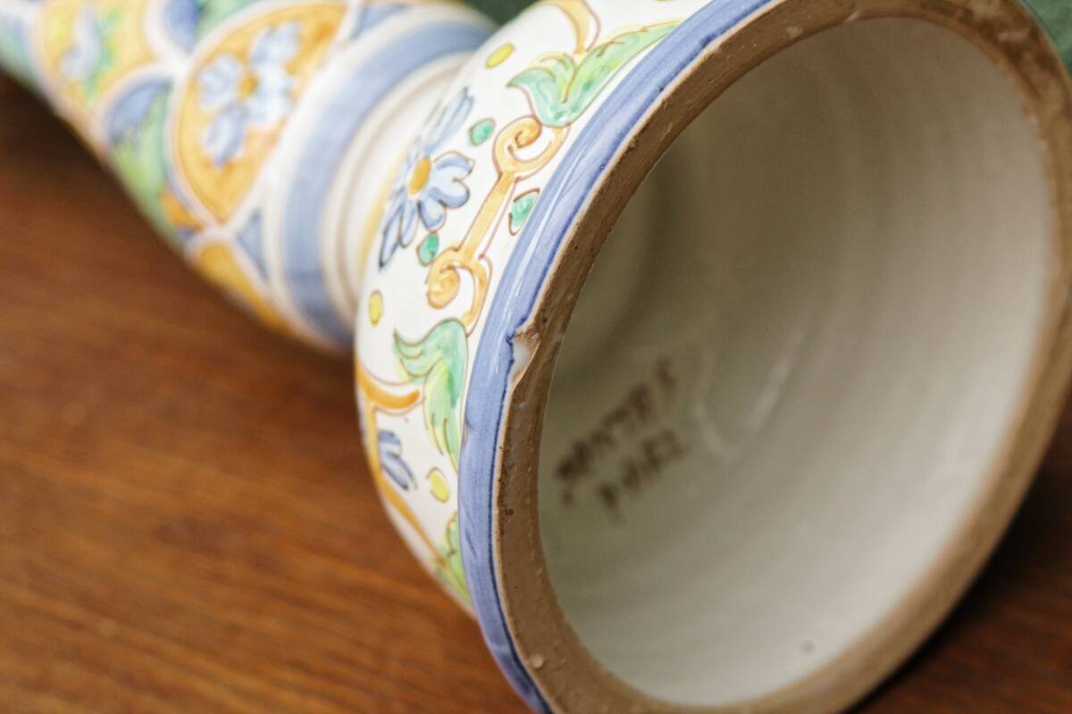 Santa ceramic candle holder (Spain)