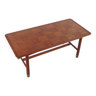 Table basse scandinave moderne en teck par Carl-Axel Acking, Suède des années 1960