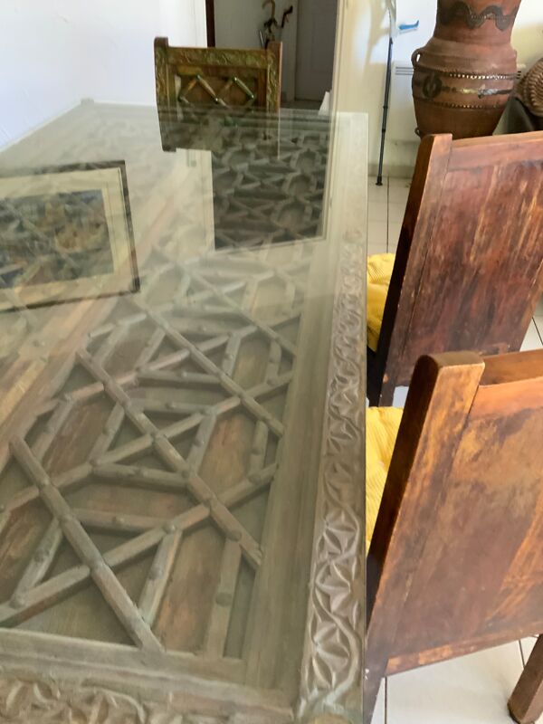 Table, style Indo, pakistanais artisanale du monde