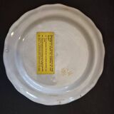 2 plates Signed Martres Tolosane Bird