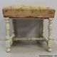 Tabouret en canevas et bois réchampi, goût Louis XIV – Fin XIXe