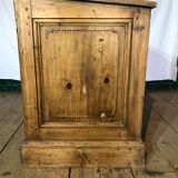 A schoolmaster's desk and chairs