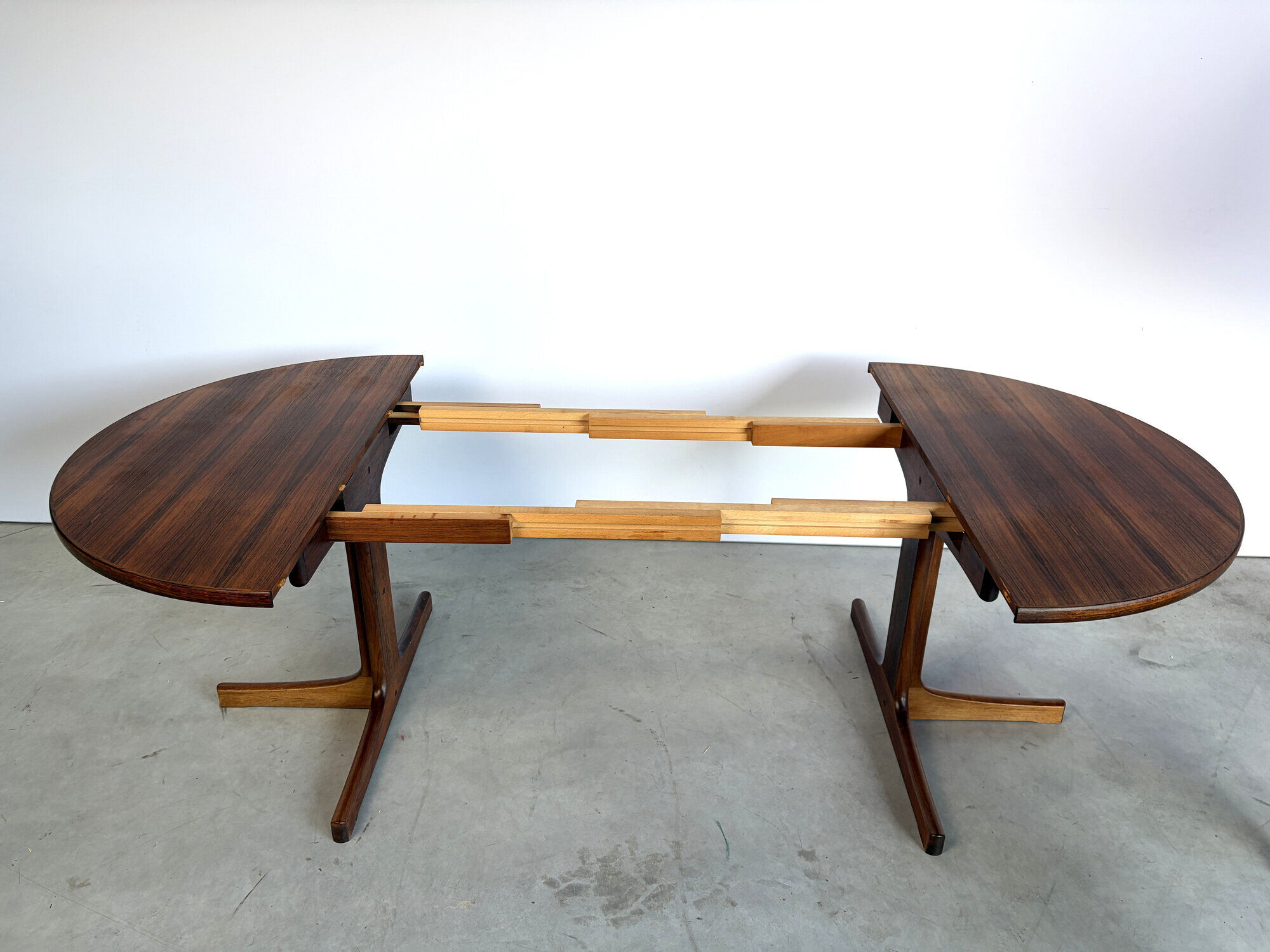Midcentury Swedish extendable dining table in teak, 1960s