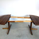 Midcentury Swedish extendable dining table in teak, 1960s