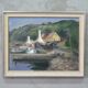 Erik Almgren, Swedish Modern Landscape, 1960s, Oil on Canvas, Framed