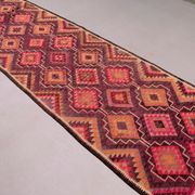 Old turkish kilim runner 360x107 cm