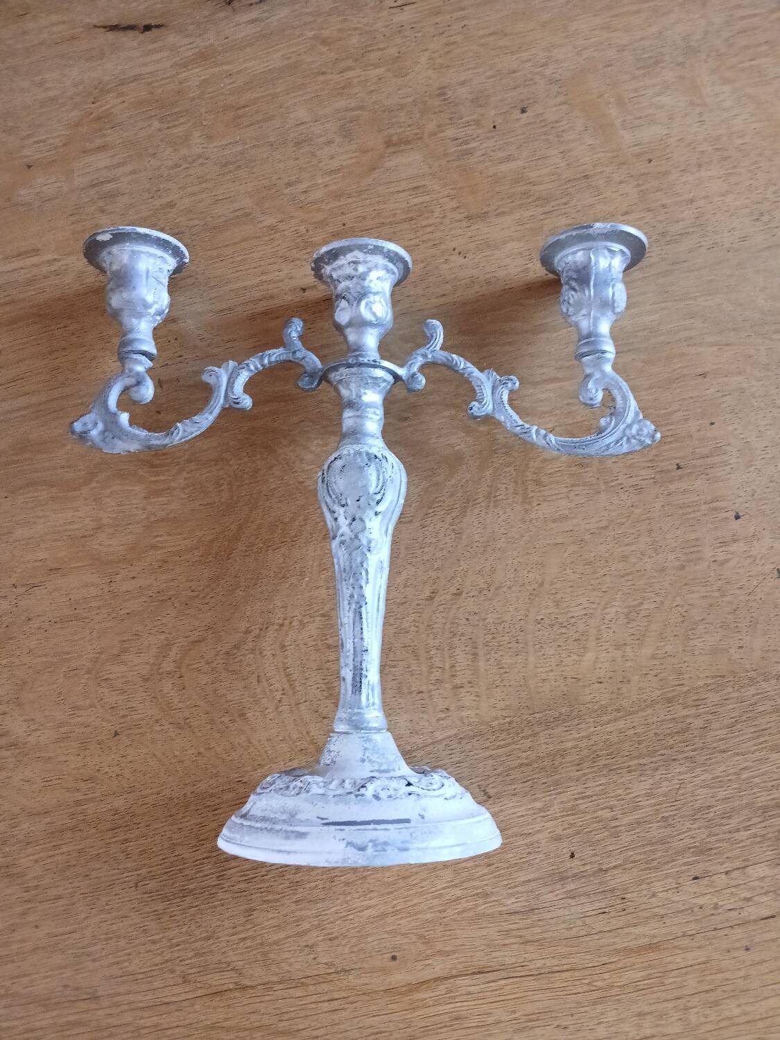 Antique 3-arm candlestick